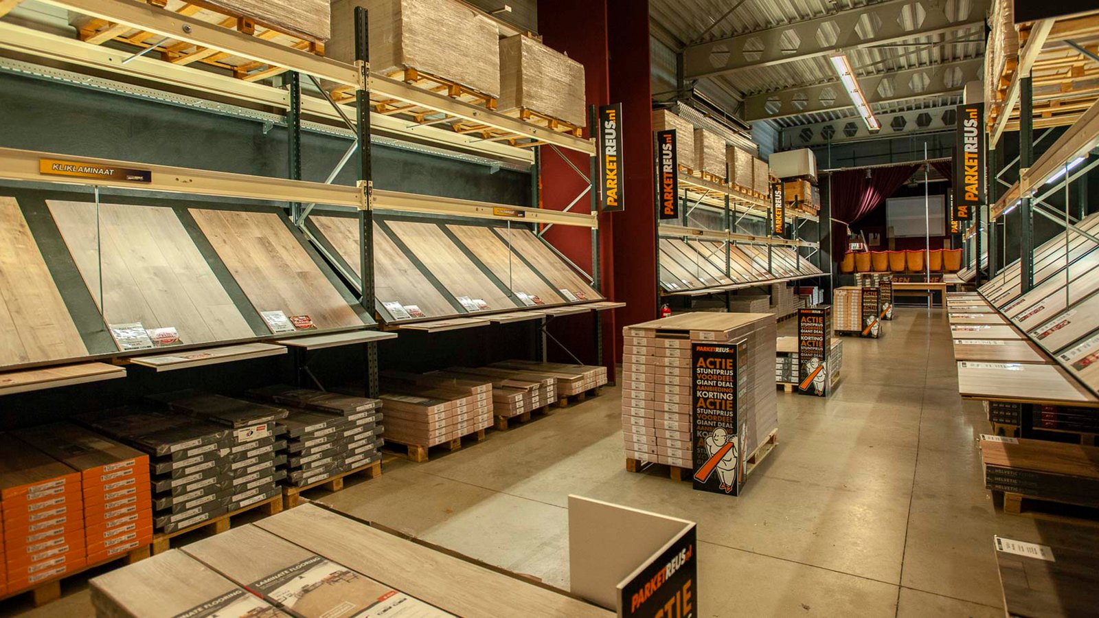 Showroom van Parketreus in Heerlen